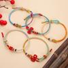 Ethnic Style Wenchang Knot Bracelet for Exam Success - Red Five-Color Rope for Dragon Boat Festival