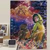 Maomao Anime Vaistininkės dienoraščiai Spalvinga gobeleno sieninė dekoracija Sieninis pakabinamas takas Hippie sieniniai kilimai Studentų bendrabučio sienų meno dekoras