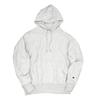 S101 Reverse Weave Pullover Hood Sweatshirt Single Color Blue Tag Silver [Champion] (M, Gray)
