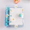 Kawaii Daisies Transparent Mini 3 Ring Binder Loose-leaf Notebook Diary Journal Note Book Scrapbooking Office School Supplies