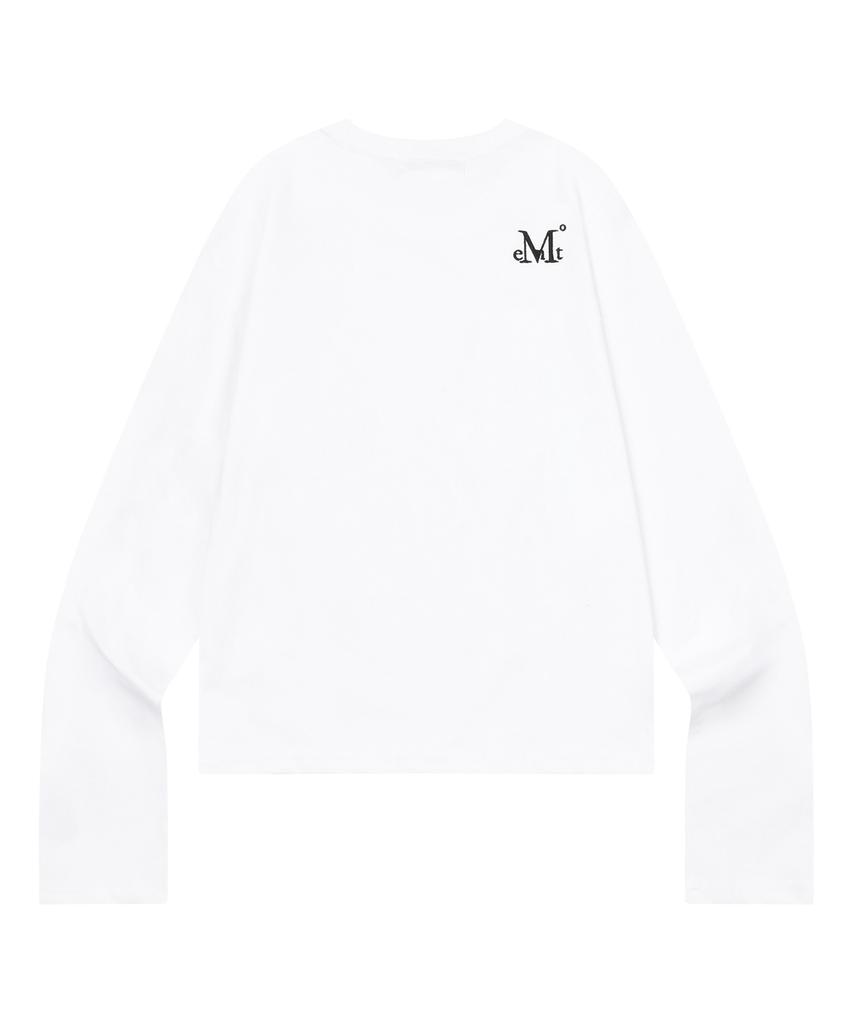 Mucent Liam Leather Patch Long Sleeve Tee (2 Colors)