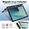 For Samsung Galaxy Z Fold 8 Wide 5G Wristband Hinge Lens Holder Phone Case Outer Screen Glass Film Protection Shockproof Cover
