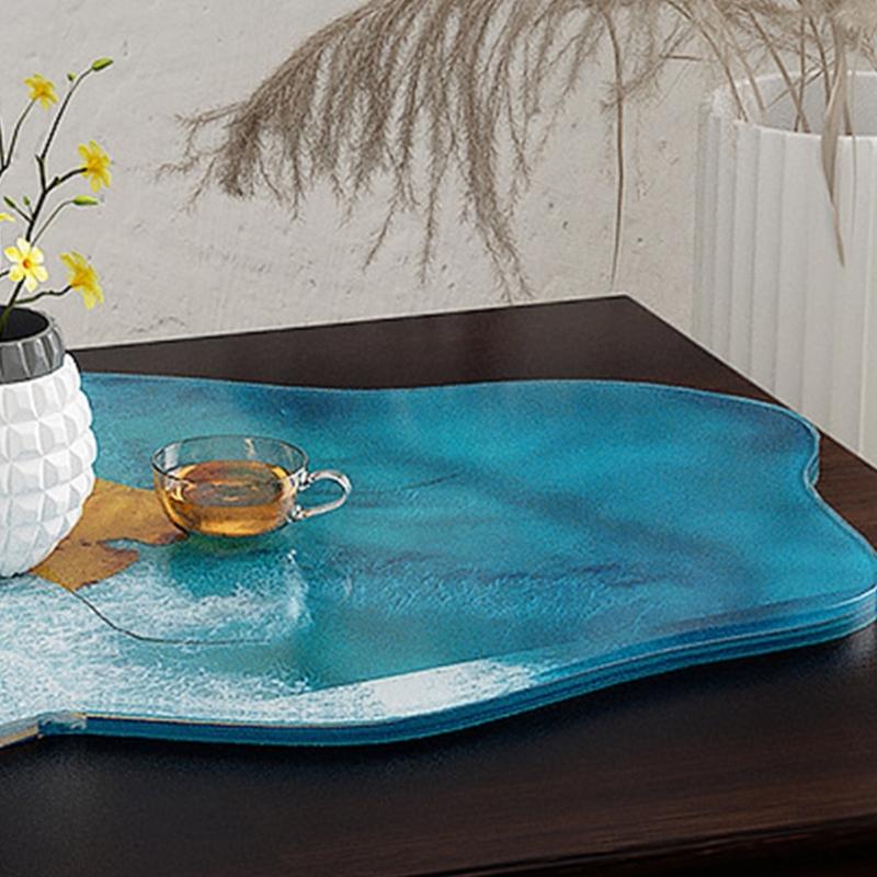 Mucegai din silicon pentru masă de râu, formă neregulată, picătură de masă, rășină, lut epoxidic, artizanat, ornamente, instrumente de bijuterii