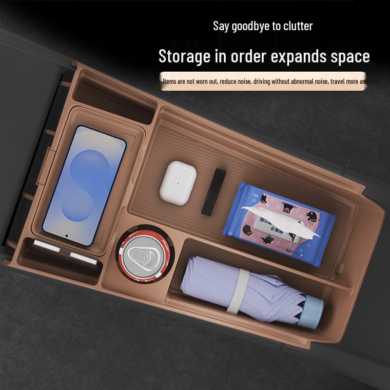 L90 Center Console Lower Silicone Storage Box and Glasses Holder