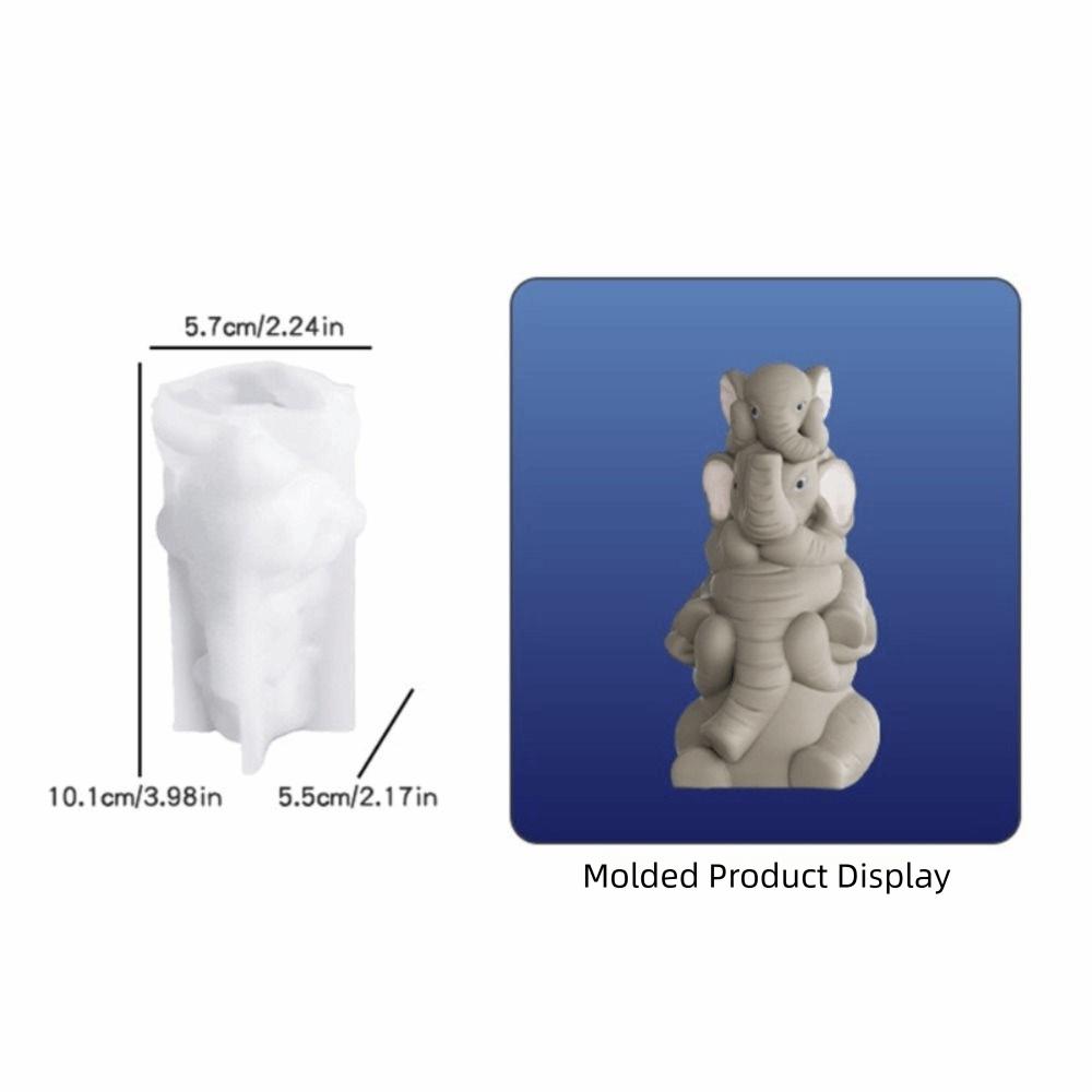 Niedliche Tierform Tierkerze Silikonform 3D Design Harz Silikonform Kerzenherstellung