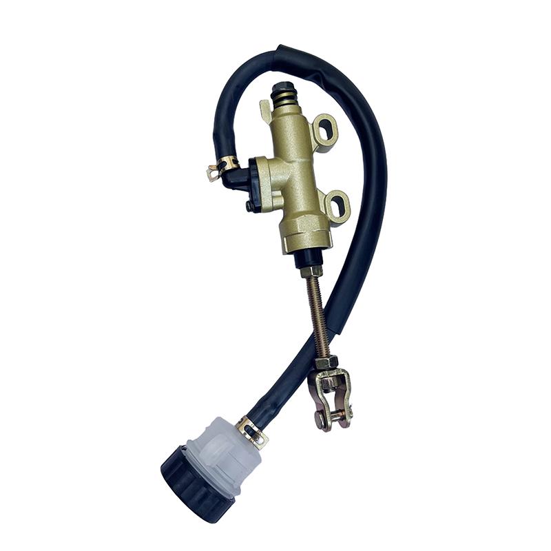 Universal Motorcycle One-line Pump Rear Brake Pump Foot Hydraulic Master Oil Cylinder Refit