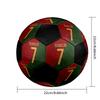 Cristiano Ronaldo 7 Fußball Bunt Für Alle Altersgruppen Maschinengenäht PVC Wettkampfbereit Langlebig Hoher Rückprall.GRÖSSE5