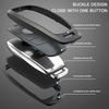 Alloy Aluminum TPU Car Key Brown Case Cover For Benz GLC GLK CLS GLA CLA AMG