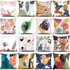 Modern Style Cushion Cover Abstraction Geometric Floral Plant Printed Pillow Cover Home Sofa Chair Decorative Pillowcase 45*45cm