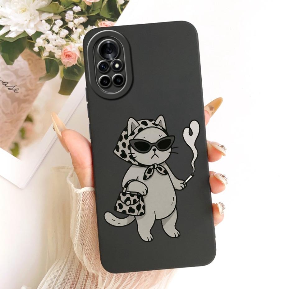 Cute Printed Phone Case For Huawei Nova 8 8i Soft Silicone Shockproof Cases For Huawei Nova8 Nova8i Covers Bumpers