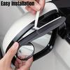 2-Pack Car Blind Spot Mirror, Rearview Mirror Rain Eyebrow Multi-Function All-In-One, Rainy Day Rain Cover, Extended Field of View, Safe Driving.