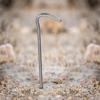 6pcs/10pcs Titanium Tent Pegs Titanium Tent Nails Outdoor Camping Tent Stakes Bend Hook