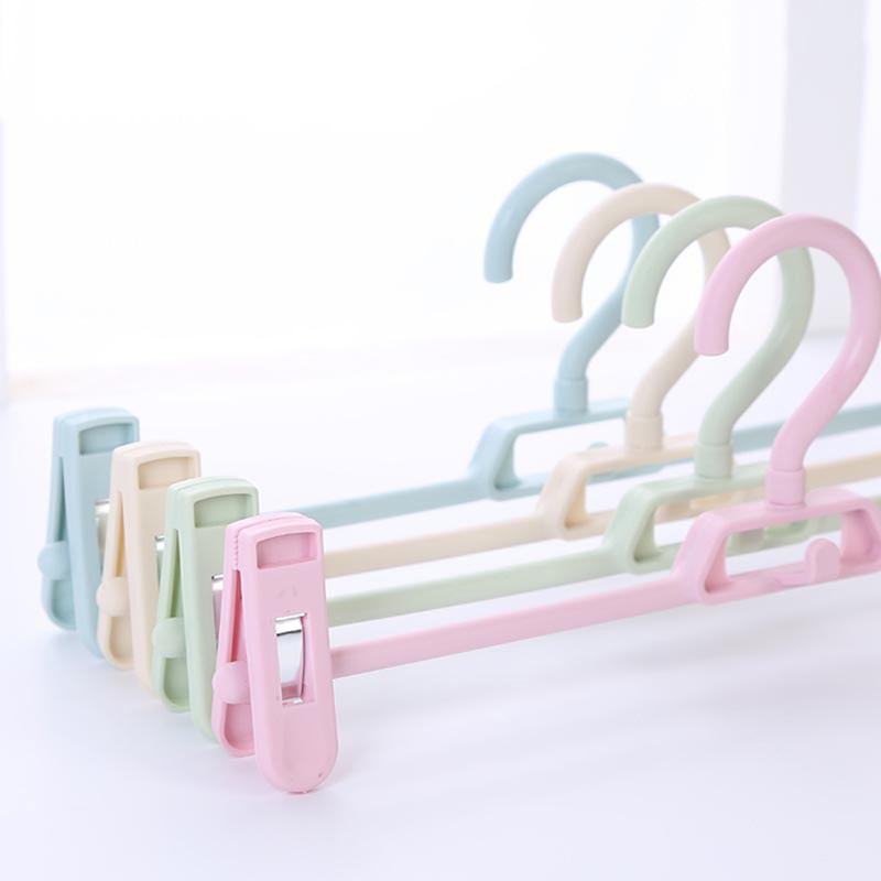 Skirt Peg Hanger Adjustable Trouser Clips Save Space Hangers Non-Slip Fix Clip Hanger Skirt Peg Hangers Wardrobe Organizer