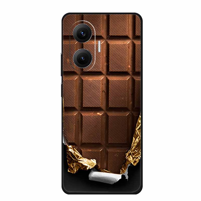 Phone Case For Redmi Turbo 4 Pro 5G Back Cover Case Black Silicone Soft Funda Para For Xiaomi Redmi Turbo 4 Pro Case Coque Shell