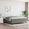 Exclusive House - Bed Slat Base with Mattress Dark Grey 180x200cm Fabric