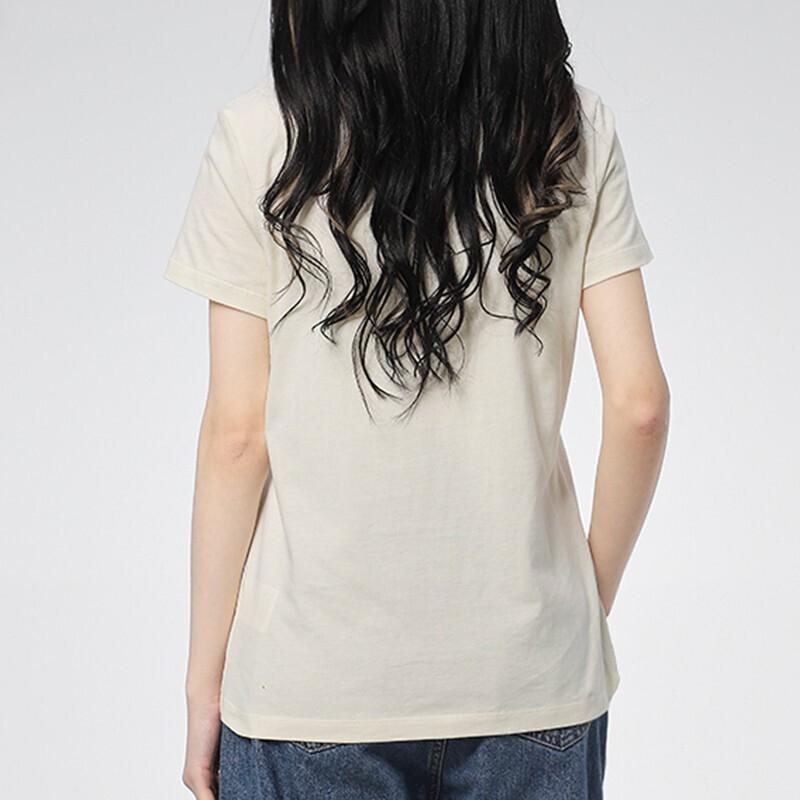 Nike Drop Shoulder Sleeve T Shirt Women's Coconut Milk White DH4256-113