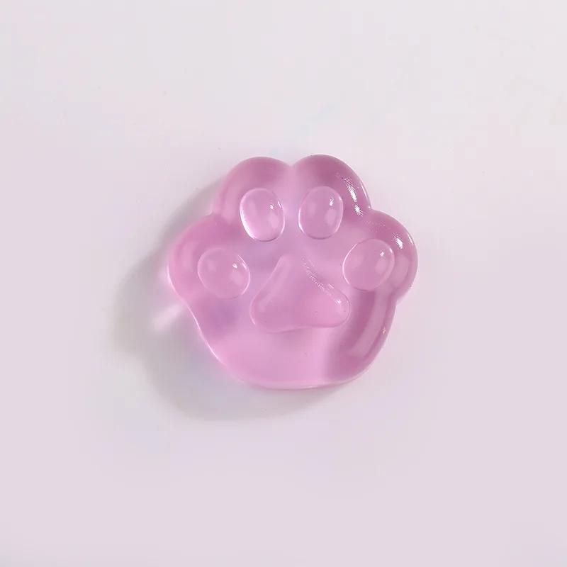 1Pcs Mini Cute Cat Paw Squeeze Toy TPR Pinch Decompression Toy Slow Rebound Fidget Sensory Toys for Kids Adults Gift