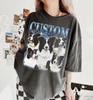 Custom Border Collie T-shirt, Vintage Collie Mama Shirt, Hondenliefhebber Cadeau