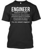 Ingenieur Ingenieurwesen Lustige Definition T-Shirt Größe S bis 5XL