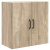 Wall Mounted Cabinet In Sonoma Oak Finish 59 X 31 X 60 Cm Engineered Wood