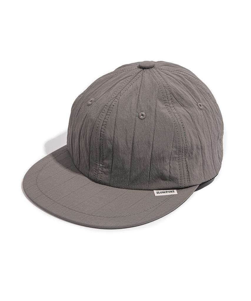 SLOWPOKE Quilted 6-Panel Cap Grey
