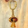Brass Telegraph Keychain Shinny Finish Pure Brass Made Size 2 Inch