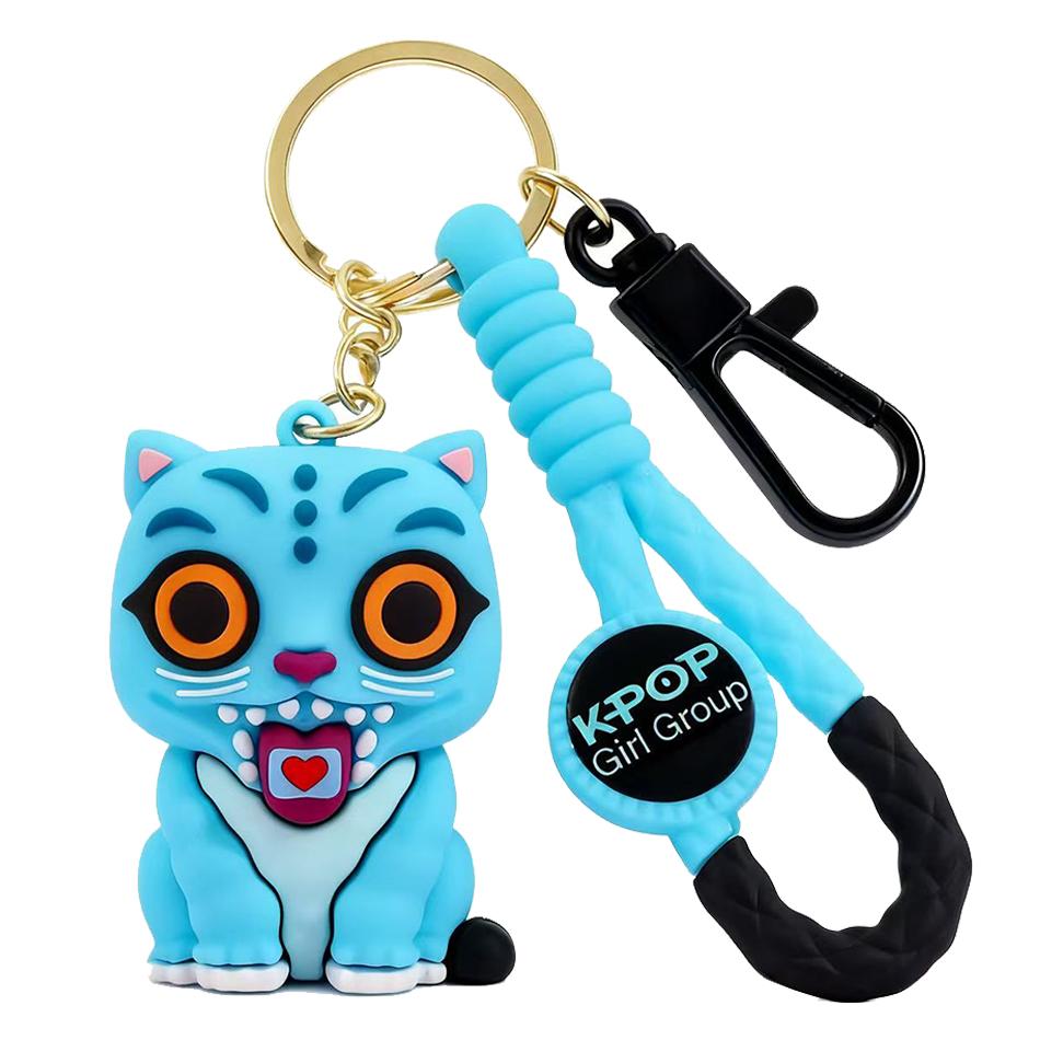 Brelocuri Anime Film Kpop Vânătoare de Demoni Fete Derpy Imprimate 3D Păpușă Drăguță Tigru Model Acțiune Jucărie Colecție Cadouri