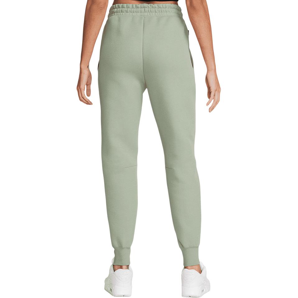 Nike FW24 AS W NSW TCH FLC MR JGGR Gedrucktes Logo Lässige Atmungsaktive Gestrickte Sporthose Damen Hose Grün FB8331-370