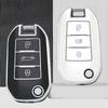 TPU Car Flip Key Case Cover Shell for Peugeot C6 508 C5 C3 208 308 408 508 2008 3008 for Citroen C4 CACTUS C4L Berlingo 2021