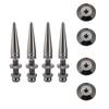 Lot de 4 paires de pieds de haut-parleur antichoc en cuivre pur pour caisson de basses