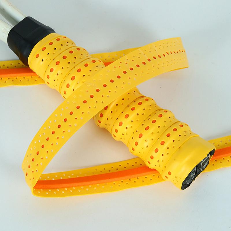 Squash Grip Tennis Racket Grip Tape With Anti Slip Perforated Super Absorbent Sweatband