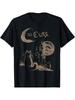 The Cure Vintage Cat Moon Funny The Cure Cat Lover Women Men T-Shirt