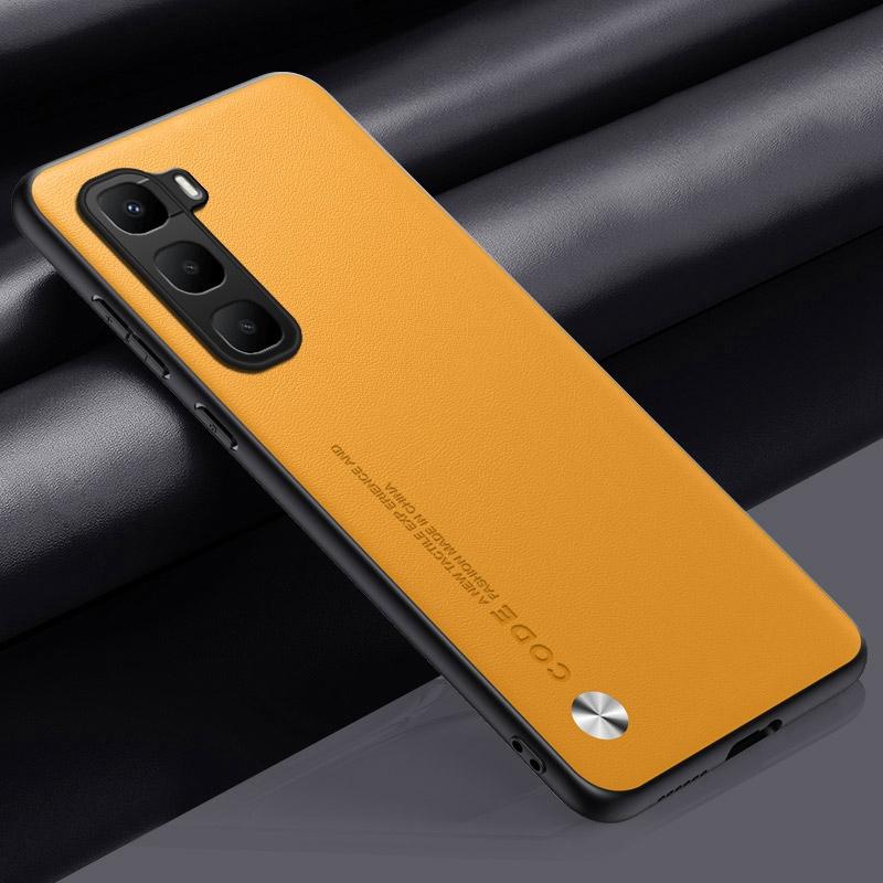 Luxury PU Leather Case For Infinix Hot 60 Pro Plus Back Cover Silicone Full Protection Phone Case For Infinix Hot 60 Pro+ 60i