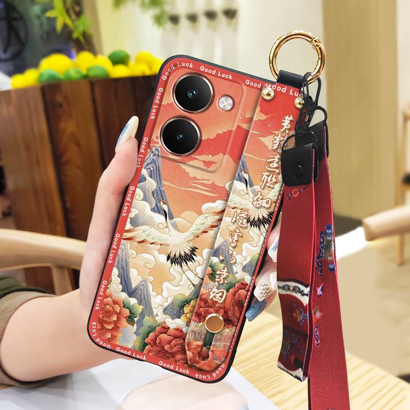 Wristband Lanyard Phone Case For Realme P3 Ultra 5G Phone Holder Anti-knock Waterproof For Mom Silicone Protective Ring