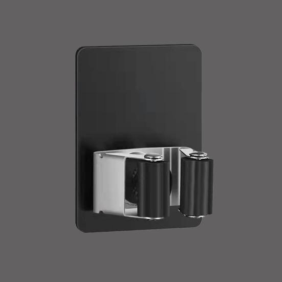 Mop Holder Punch Free Strong Bearing Easy Installation Multi-purpose Stainless Steel Wall Mount Mop Organizer Hook Kitchen Bathroom Accessories