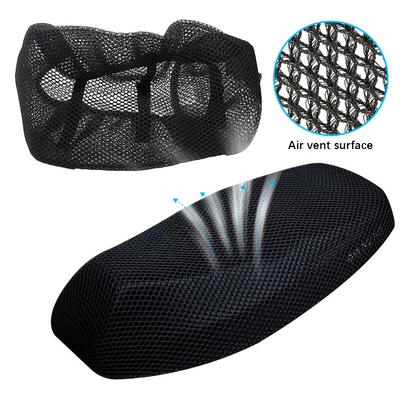 Motorcycle 3D Mesh Cushion Seat Cover Protector Anti-Slip Cushion Mesh Anti-skid Pad Mesh Seat Cover for Motorbike Scooter Bike