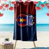 FCSB Print Beach Towel, Large Soft Quick Dry Towel for Beach Camping Swimming