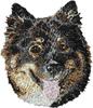 Finnish Lapphund, Finnish Lapponian Dog - Dog-shaped Patch, Embroidered Patch, Unique Decoration for Art-Dog Backpack