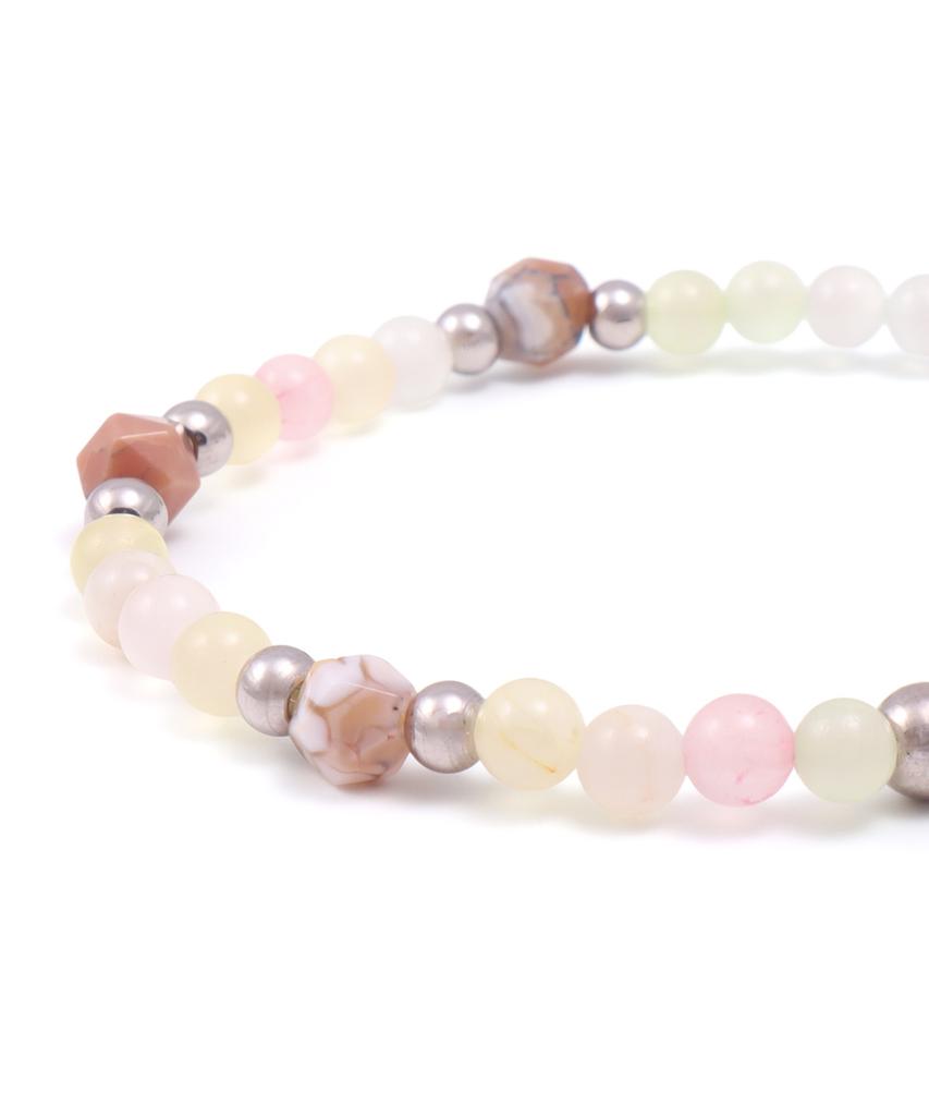 Polalita Natural Color Mix Bracelet (Plt-Br-075_Yl)
