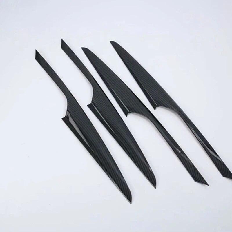 4 pezzi adesivi per finestrini anteriori e posteriori per auto, in ABS, per interni auto, per BMW X3 G01 2018-21
