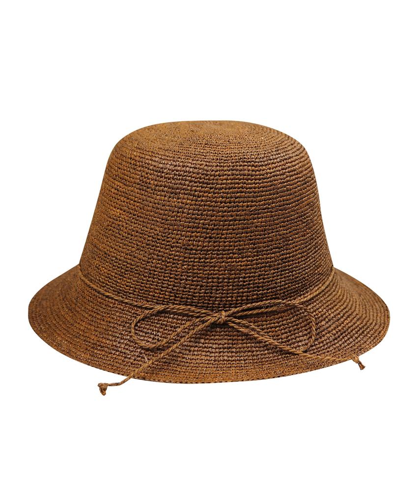 Kaliseumontapone Eavan Raffia Cloche Hat
