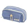 Retro Pencil Bag Multi-Compartment Canvas Pencil Case Large Capacity Pen Pouch Stationery Organizer for Students Boys Girls