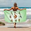 1pc Cartoon Dinosaur Beach Towel, Super Absorbent & Quick-drying Swimming Towel, Lightweight & Soft Beach Blanket, Suitable For