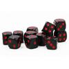 24 New Pcs 16Mm Red/Black Dice Set With Velvet Bag – Funny Game Accessory For Board Games  Tabletop Gaming For Kids Adults Children's Birthday Gift