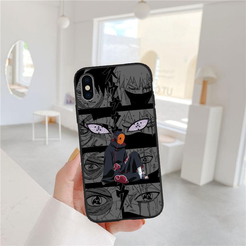 LO75 NARUTO Uchiha Obito Soft Shell Phone Case for Redmi Note 13 14 Pro+ Plus A3 A3X 13X 13C 13R 14S 14C 14R