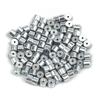 ECR016 100 Pieces Car Window Regulator Winder Repair Steel Cable Wire Rope End Fitting Pin Stop Sleeve Crimp Rivet 6.5x5/1.7 Mm