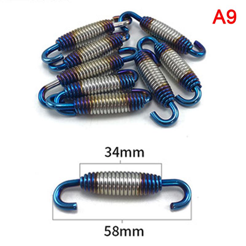 Universal Motorcycle Exhaust Spring Hooks Stainless Steel Exhaust Front