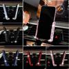 Supporto per Telefono per Auto a Diamante a Forma di V con Rilevamento Gravitazionale per Bocchetta d'Aria e Console