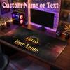 Nirvana Customized Name Text Mouse Pad, Large Desk Mouse Mat Personalized Home Office Present