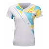 Badminton Collection Badminton Jersey Women's Standard White AAYU140-2